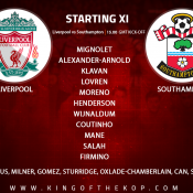 Liverpool v  Southampton