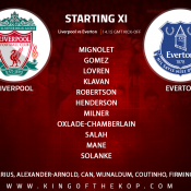 Liverpool team v Everton