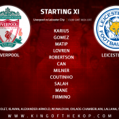 Liverpool team v Leicester City