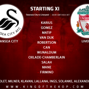 Liverpool team v Swansea City