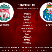 Liverpool team v Porto