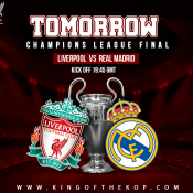 Liverpool v Real Madrid Champions League final 2018